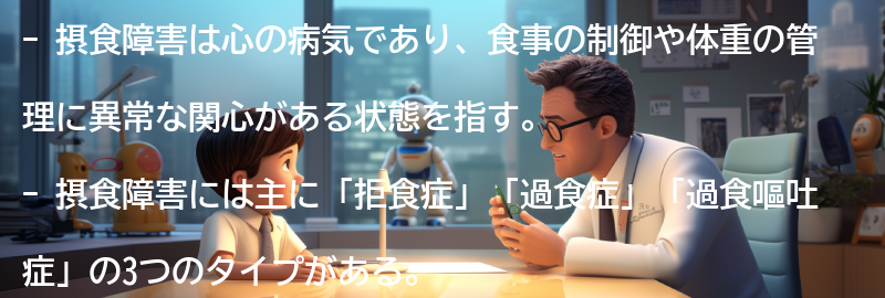 摂食障害とは何ですか？の要点まとめ