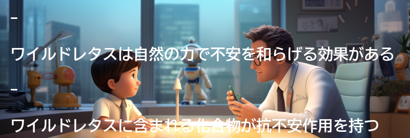 ワイルドレタスの抗不安効果とは？の要点まとめ