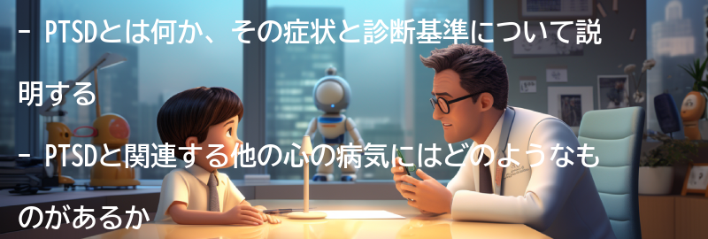 PTSDと関連する他の心の病気の要点まとめ
