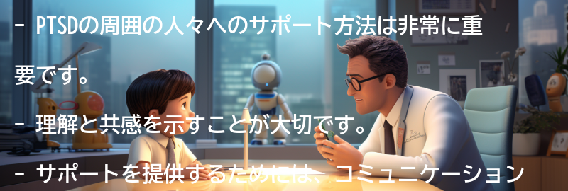 PTSDの周囲の人々へのサポート方法の要点まとめ