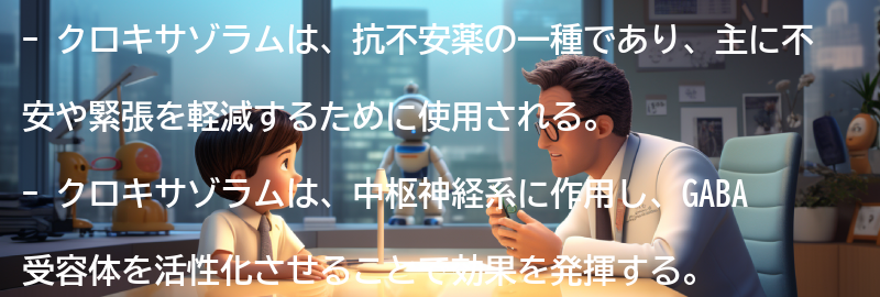 クロキサゾラムとはの要点まとめ