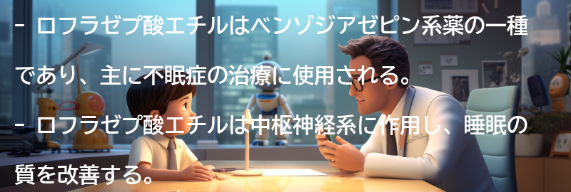 ロフラゼプ酸エチルの注意点の要点まとめ