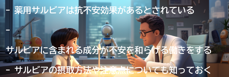 薬用サルビアの抗不安効果についての要点まとめ