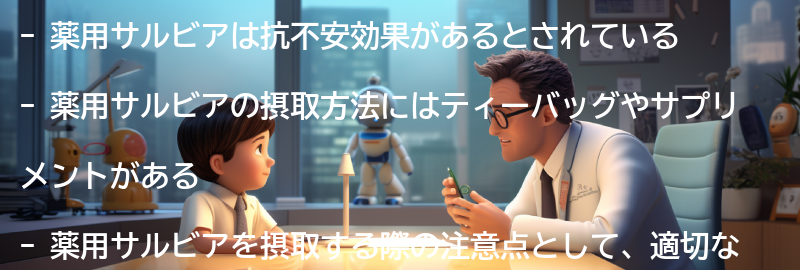 薬用サルビアの摂取方法と注意点の要点まとめ