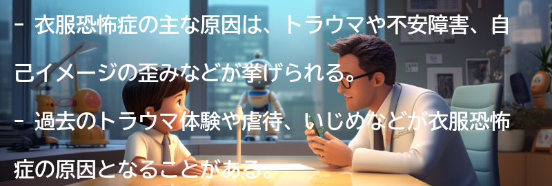 衣服恐怖症の主な原因の要点まとめ