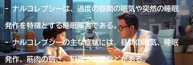 ナルコレプシーの症状と診断方法の要点まとめ