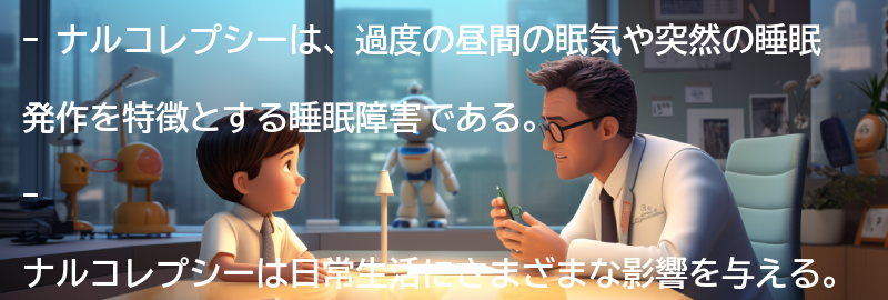 ナルコレプシーと日常生活の影響の要点まとめ