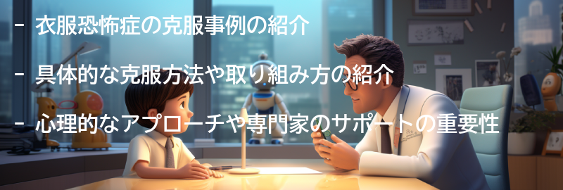 衣服恐怖症の克服事例の紹介の要点まとめ