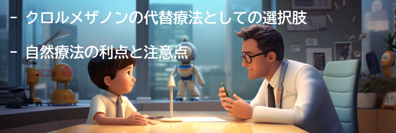 クロルメザノンの代替療法と自然療法の要点まとめ