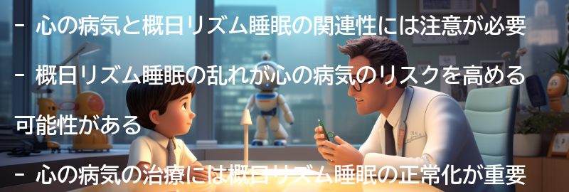 心の病気と概日リズム睡眠の関連性を理解するための注意点の要点まとめ
