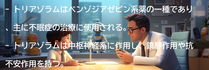 トリアゾラムの効果とはの要点まとめ
