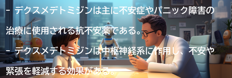 デクスメデトミジンの主な効果とは？の要点まとめ