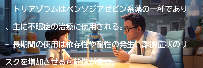 トリアゾラムの長期使用とリスクについての要点まとめ