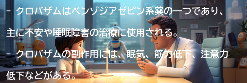クロバザムの副作用の要点まとめ