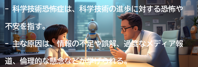 科学技術恐怖症の主な原因の要点まとめ