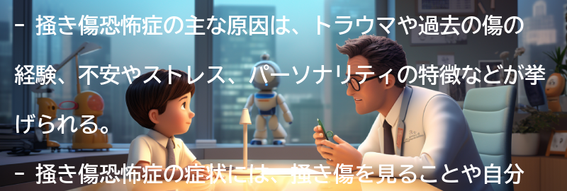 掻き傷恐怖症の主な原因は何ですか？の要点まとめ