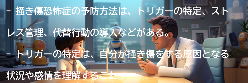 掻き傷恐怖症の予防方法とは？の要点まとめ