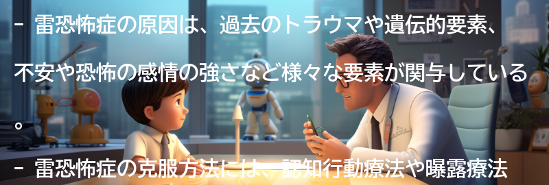 雷恐怖症の原因とは？の要点まとめ