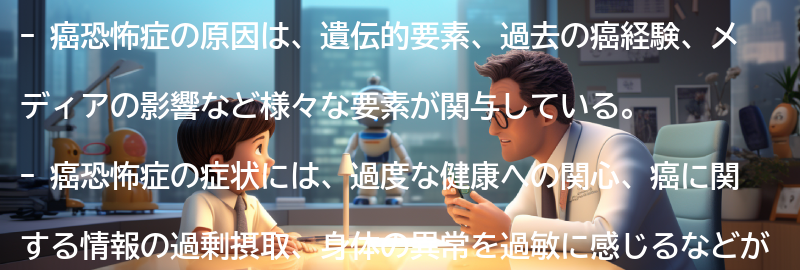 癌恐怖症の原因とは？の要点まとめ