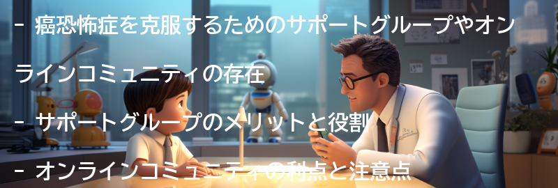 癌恐怖症を克服するためのサポートグループやオンラインコミュニティの要点まとめ