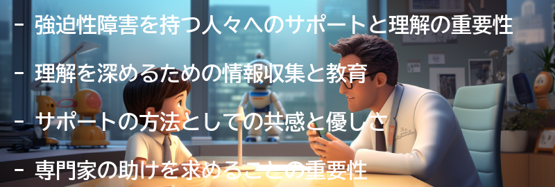 強迫性障害を持つ人々へのサポートと理解の要点まとめ
