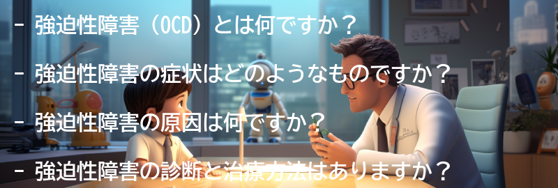 強迫性障害に関するよくある質問と回答の要点まとめ