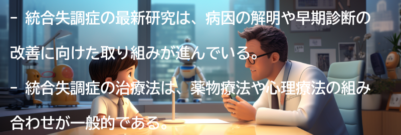 統合失調症の最新研究と治療法の進展の要点まとめ