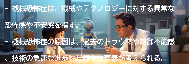 機械恐怖症とは何か？の要点まとめ