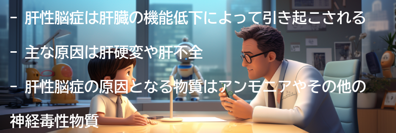 肝性脳症の主な原因とは？の要点まとめ