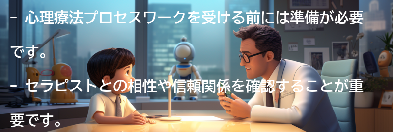 心理療法プロセスワークを受ける前の準備と注意事項の要点まとめ
