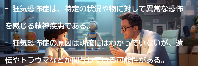 狂気恐怖症に関するよくある質問と回答の要点まとめ