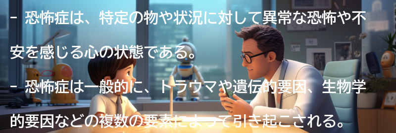 恐怖症とは何か？の要点まとめ