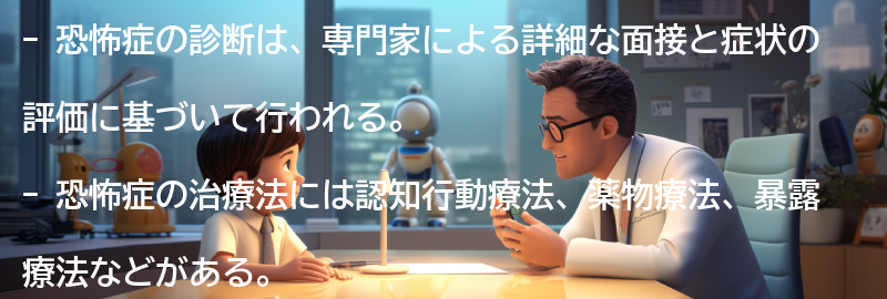 恐怖症の診断と治療法の要点まとめ