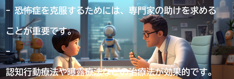 恐怖症を克服するためのアドバイスの要点まとめ