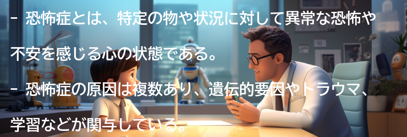 恐怖症に関するよくある質問と回答の要点まとめ