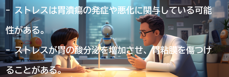 ストレスと胃潰瘍の関係性についての要点まとめ