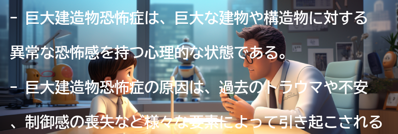 巨大建造物恐怖症とは何か？の要点まとめ
