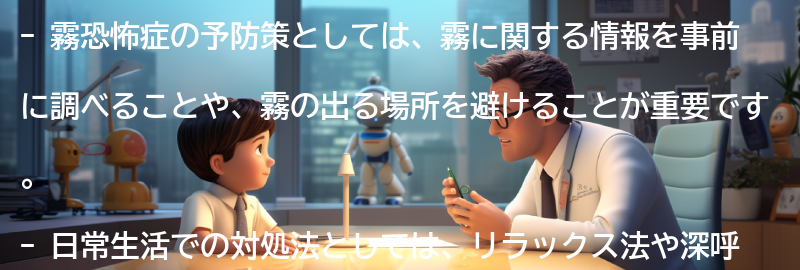 霧恐怖症の予防策と日常生活での対処法の要点まとめ