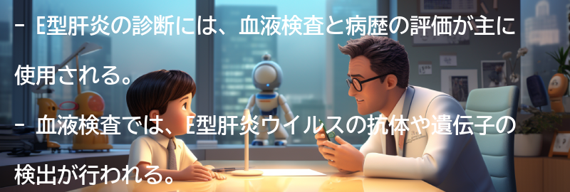 E型肝炎の診断方法とは？の要点まとめ
