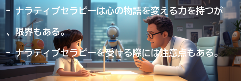 ナラティブセラピーの限界と注意点の要点まとめ