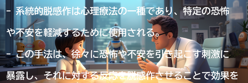 系統的脱感作とは何か?の要点まとめ
