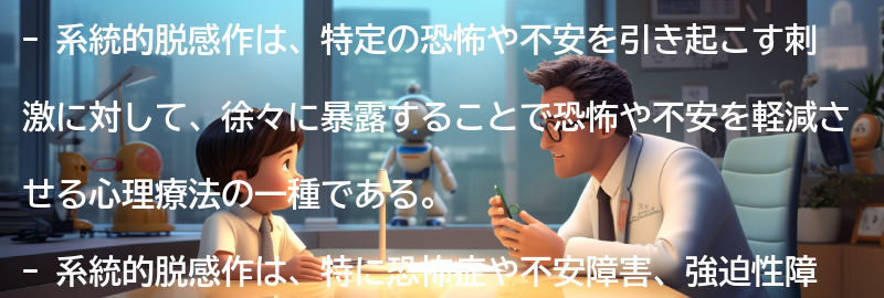 系統的脱感作の適応症とは?の要点まとめ