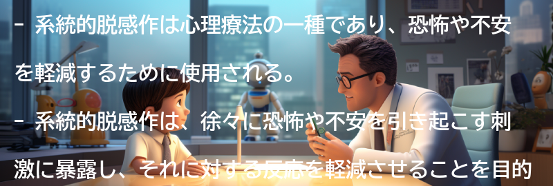 系統的脱感作の注意点とは?の要点まとめ