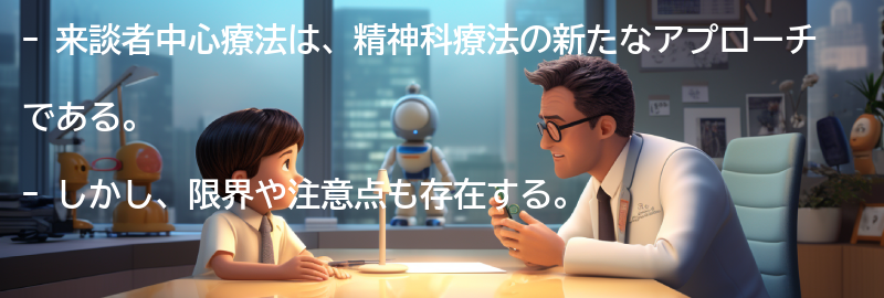 来談者中心療法の限界と注意点の要点まとめ