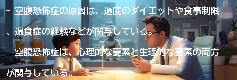 空腹恐怖症の原因とは？の要点まとめ