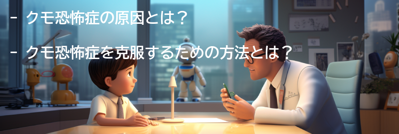 クモ恐怖症を克服するための方法の要点まとめ