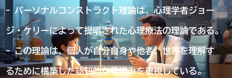 パーソナルコンストラクト理論の概要の要点まとめ
