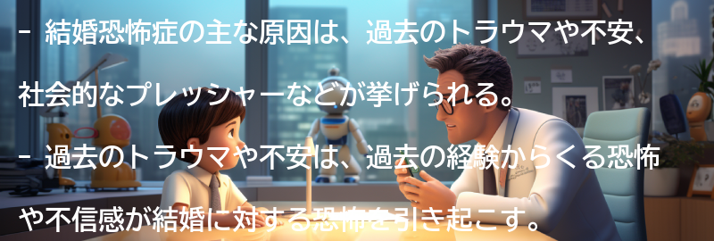 結婚恐怖症の主な原因の要点まとめ