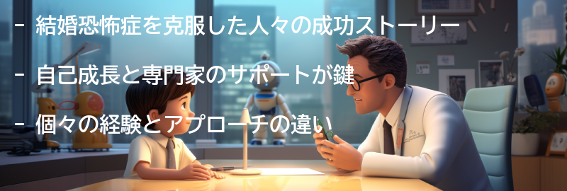 結婚恐怖症を克服した人々の成功ストーリーの要点まとめ