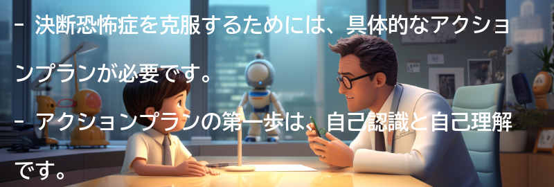 決断恐怖症を克服するための具体的なアクションプランの要点まとめ